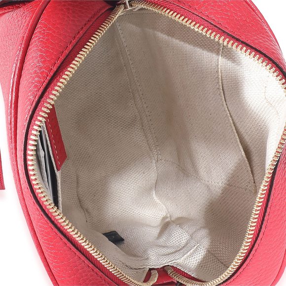 Gucci Red Pebbled Leather Soho Disco - Picture 8 of 8